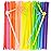 HANSGO Disposable Colorful Drinking Straws, 13inch Extra Long Flexible Straws for Party Decorations, 7 Colors, 100PCS
