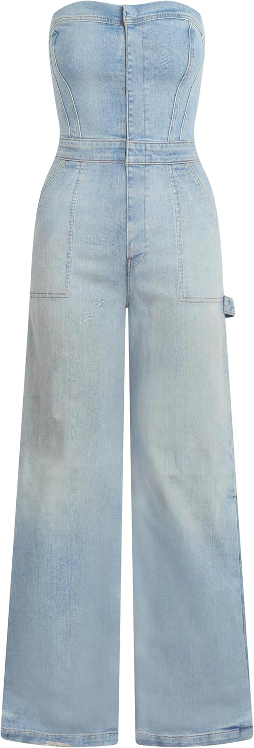 HUDSON womens Bustier Cargo Jumpsuit - Image 7