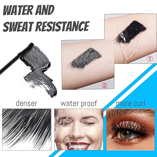 Vista 5 de Primelash - Máscara para mujeres mayores, máscara Primelash para personas mayores con pestañas adelgazantes, máscara impermeable, volumen