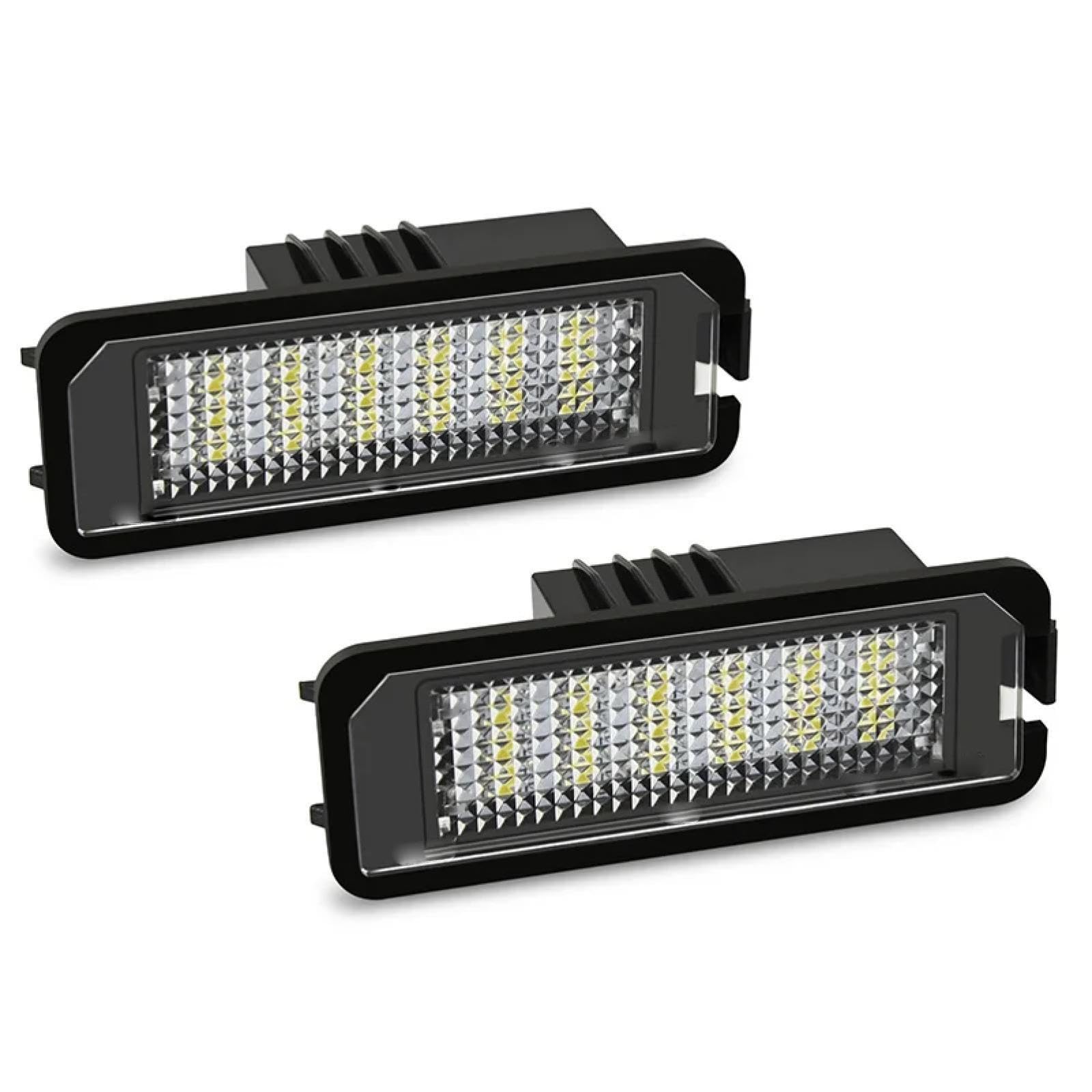 Luz de matrícula para VW Golf 4 5 6 Passat Polo MK4 MK5 MK6 lámpara LED coche