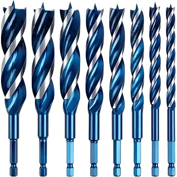 8 Piece Professional Wood Drill Bit Set Wood Drill Spiral Drill