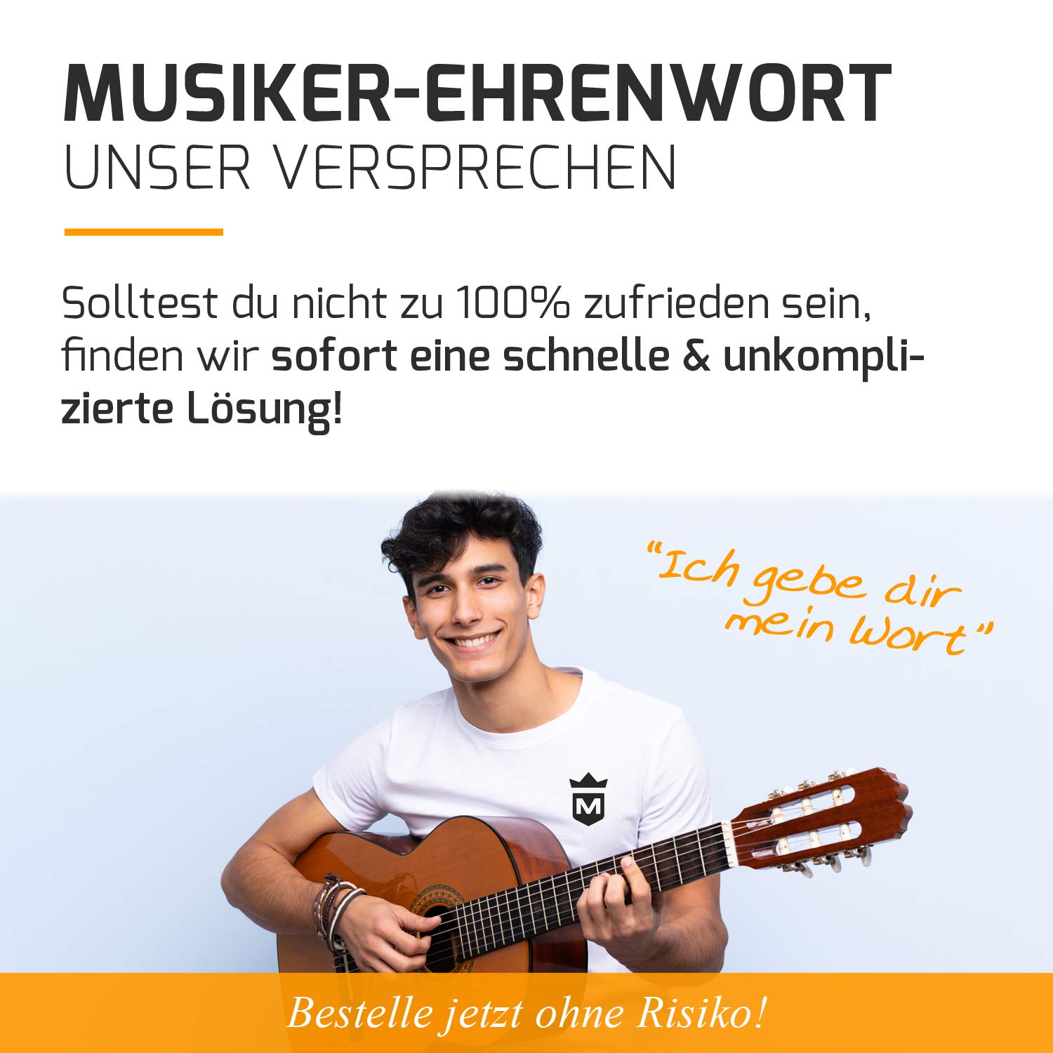 MORIATY QuickChange kapodaster do gitary + 3 kostki + szkoła gitarowa – bardzo wytrzymały Capo do gitary westernowej, akustycznej, koncertowej, elektrycznej, banjo i ukulele
