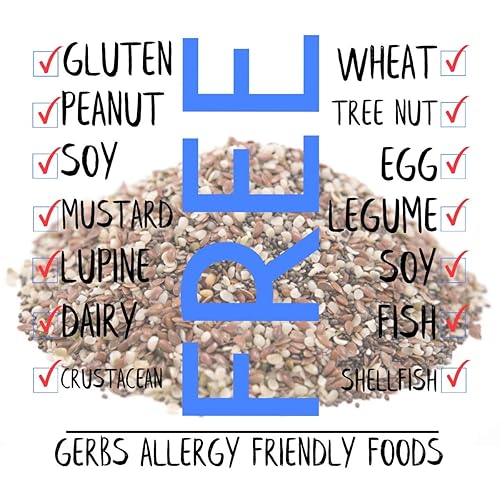 Miniatura 2 de Semillas de Calabaza, girasol, chía, lino, semillas de cáñamo crudas mezcla por Gerbs  4 libras  Top 12 Alimentos hipoalergénico libre de GMO