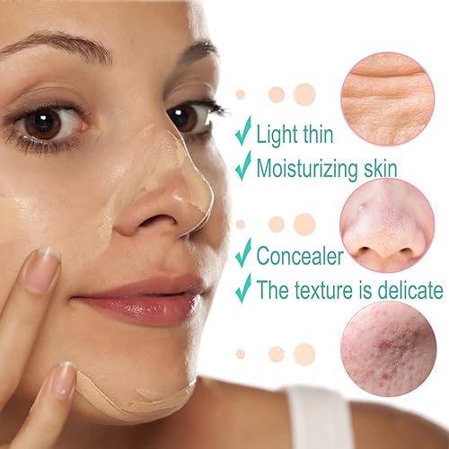 Miniatura 2 de Cojín de aire para cabeza de hongos CC Cream Foundation BB Cream Foundation maquillaje hidratante CC Cream Base líquida corrector duradero base de