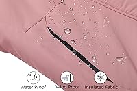 Vista 5 de MOERDENG Women's Waterproof Ski Jacket Warm Winter Snow Coat Mountain Windbreaker Hooded Raincoat Jacket