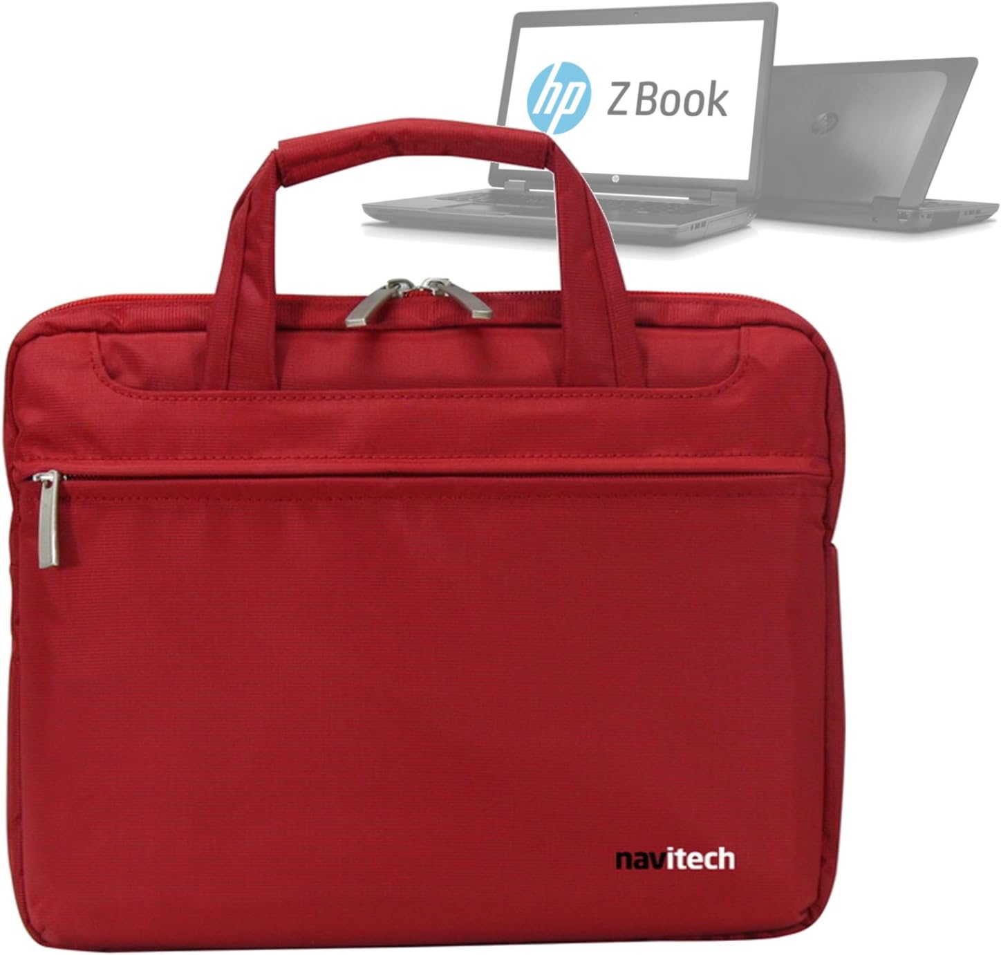 Navitech Red Case/Cover Bag Compatible With Laptop/Notebook and Tablet PC's Compatible With HP ZBook 14