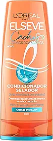 L'Oréal Paris Elseve Condicionador Selador Cachos Longos Dos Sonhos, com Ácido Hialurônico e Óleo de Ricino, 400ml