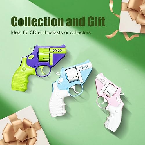 Miniatura 6 de Paquete de 3 juguetes para la ansiedad 1911 impresos en 3D, juguetes para aliviar el estrés para adultos, diseño giratorio adecuado para cualquier