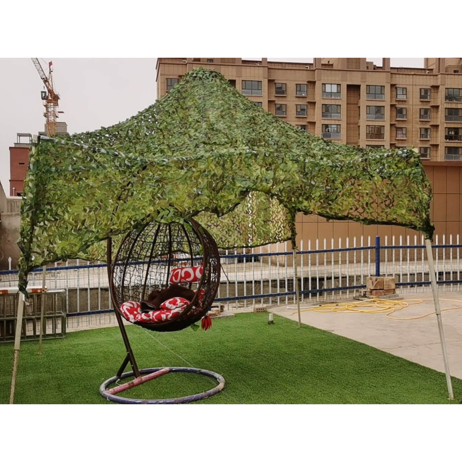 VidaXL Tarnnetz 8,3x6,1 M - Camouflage Netz Mit Tasche Für Outdoor