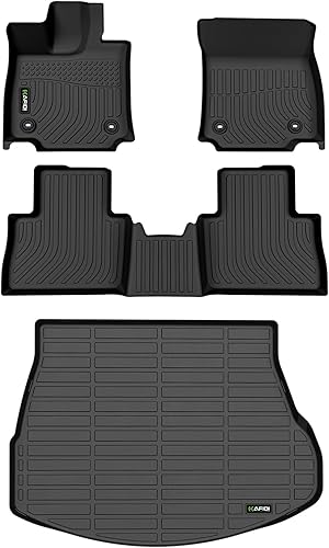 Alfombrillas automotrices y forro de carga para NX 2022 2023 2024 2025 protección para todo tipo de clima, juego completo, color negro
