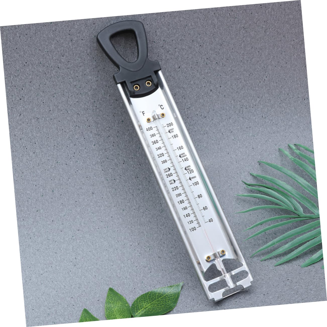 Thermomètre à Bonbons Suspendu Double Échelle 2 Pièces Pvc