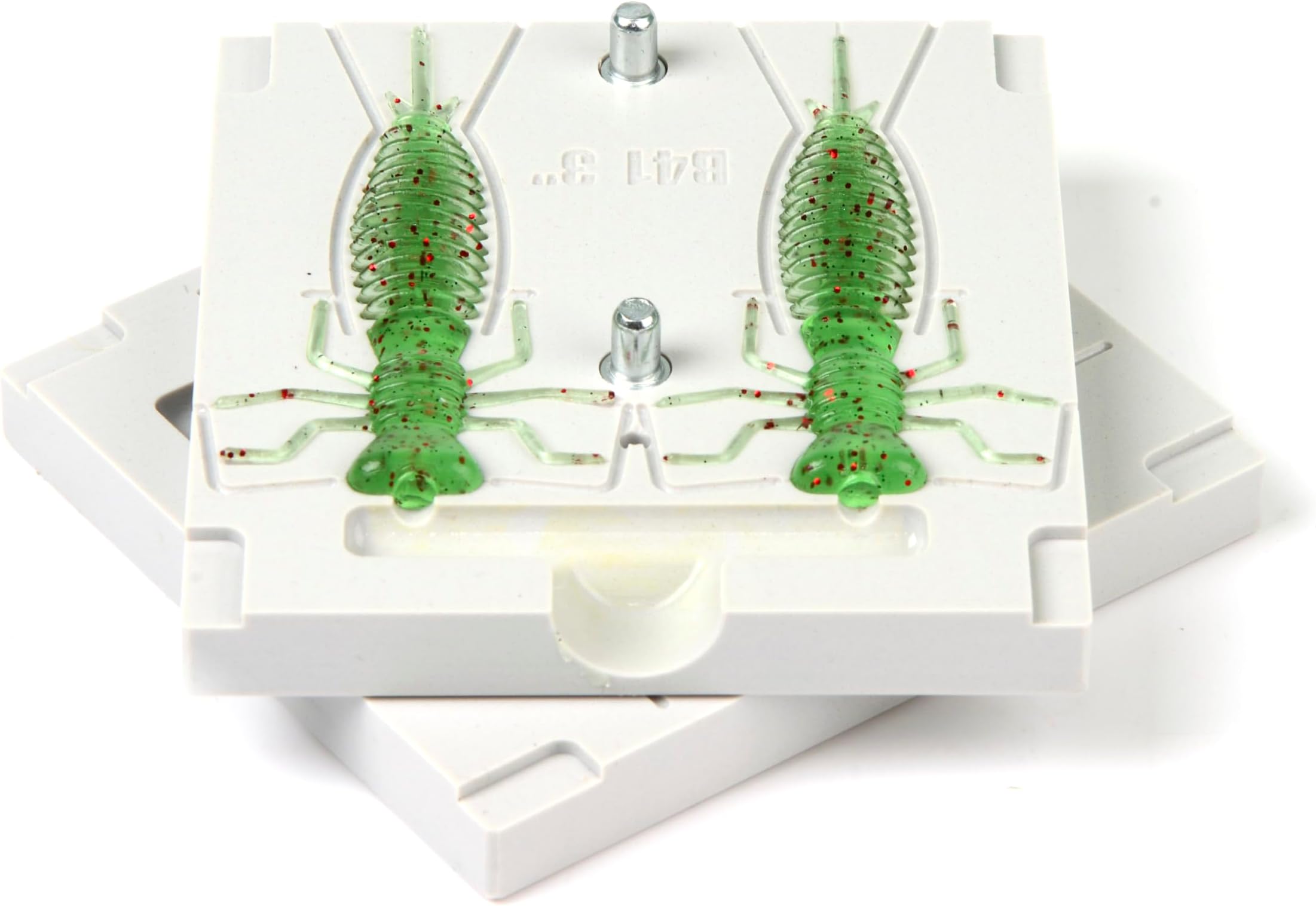 FatFish B41-2C Bait Mold Soft Plastiс Lure Making Injection Mold for Do-It Fishing Lures 3"