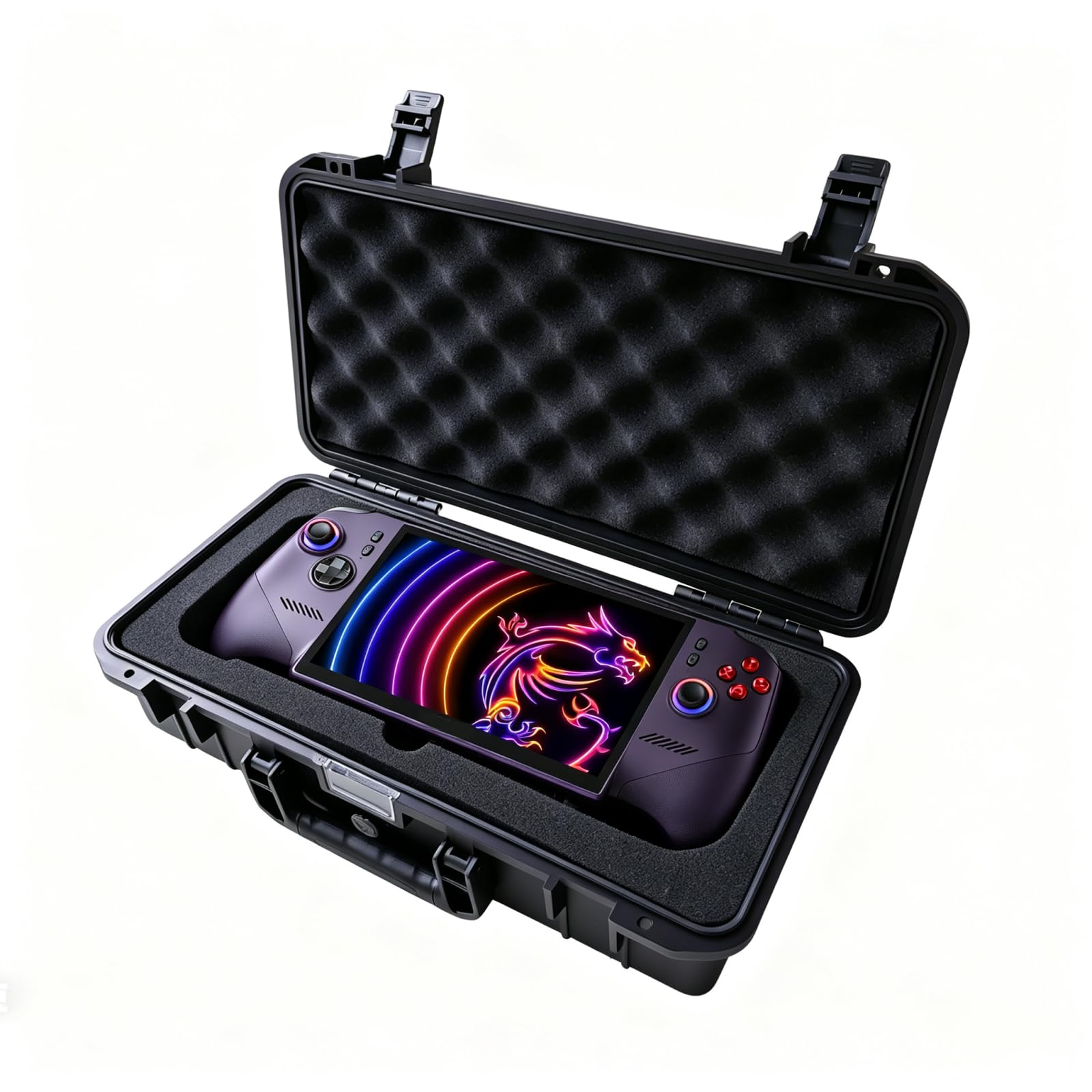 SAMTN Estuche de Transporte para msi Claw 8 EX AI +, Organizador de Bolsa de Viaje de Consola de Juegos, Caja de Almacenamiento de Concha Dura a Prueba de choques