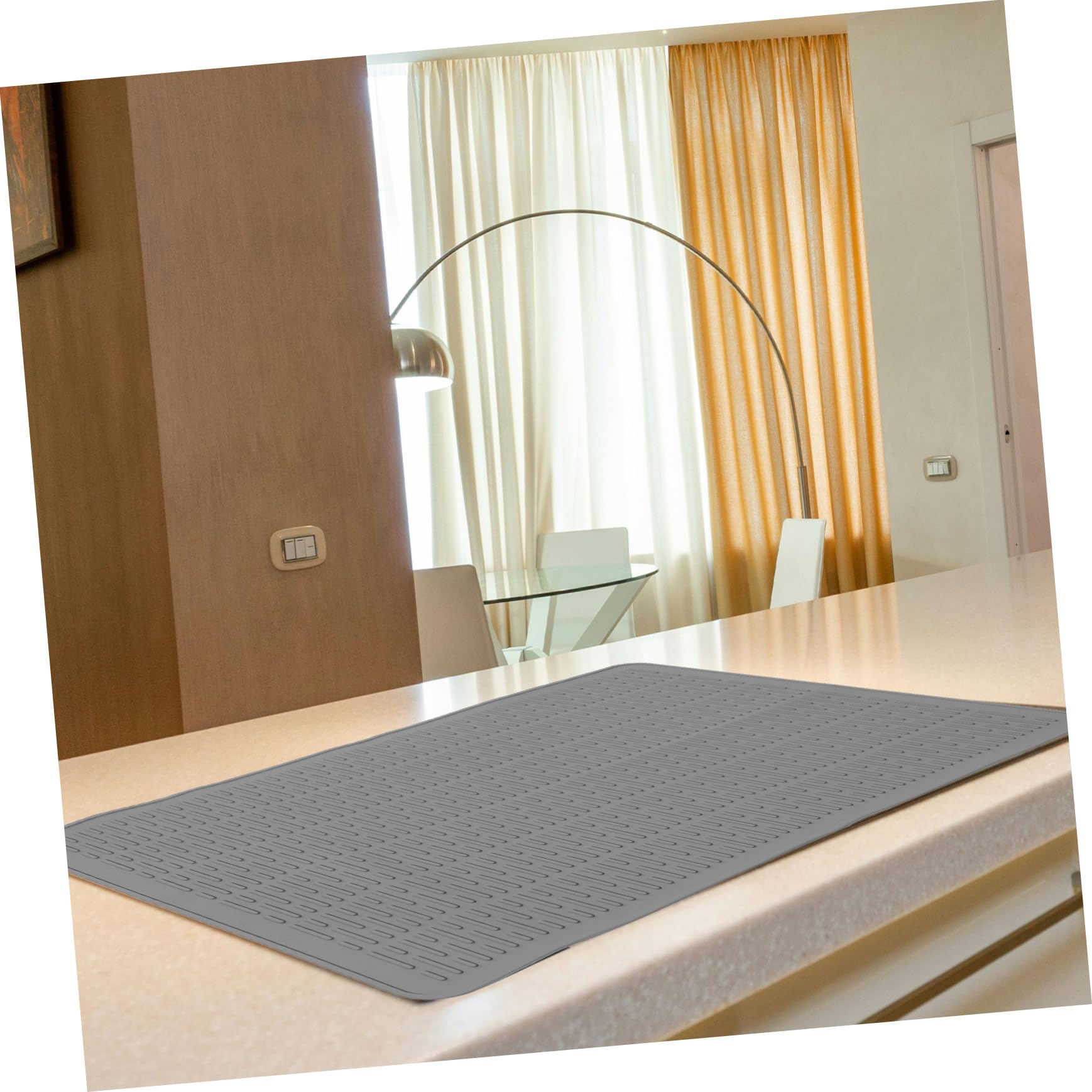 Alfombrilla para Cocina de Inducción de Silicona 20x28 Pulgadas | Reutilizable, Antideslizante y Antiaceite, Uso Doméstico, Formato Grande para Encimera
