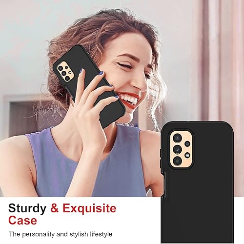 Miniatura 27 de LeYi Funda para teléfono Galaxy A13 5G: Funda Samsung Galaxy A13 5G con [2 protectores de pantalla de vidrio templado], funda protectora de silicona