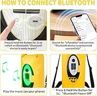 Vista 5 de Mochila solar seca de 10 L, altavoz Bluetooth integrado y LED (4 modos de iluminación), recargable solar o USB, impermeable IP66 flotante