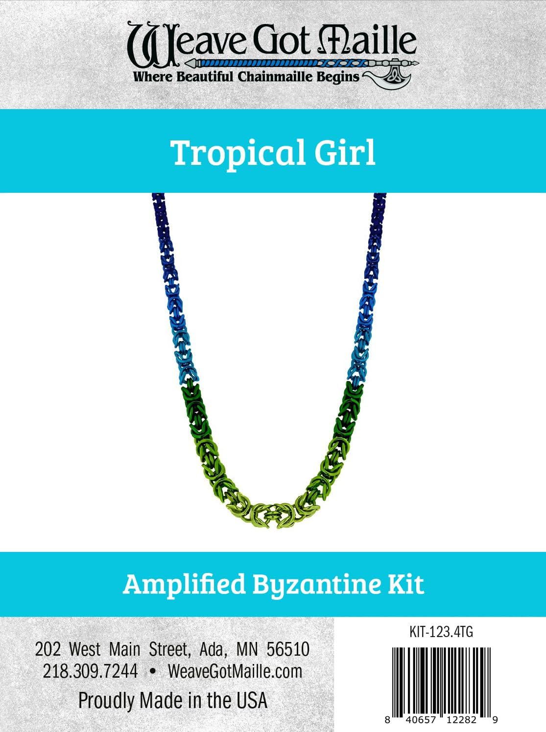 Weave Got Maille Amplified Byzantine Necklace Kit (Island Girl)