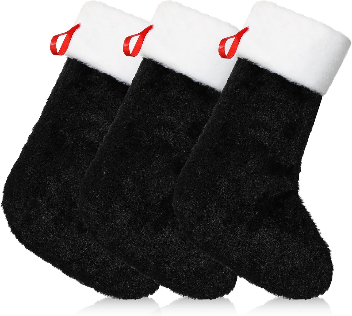 Hoosige 3 Pcs Large Heavy Christmas Stockings 18" Tall