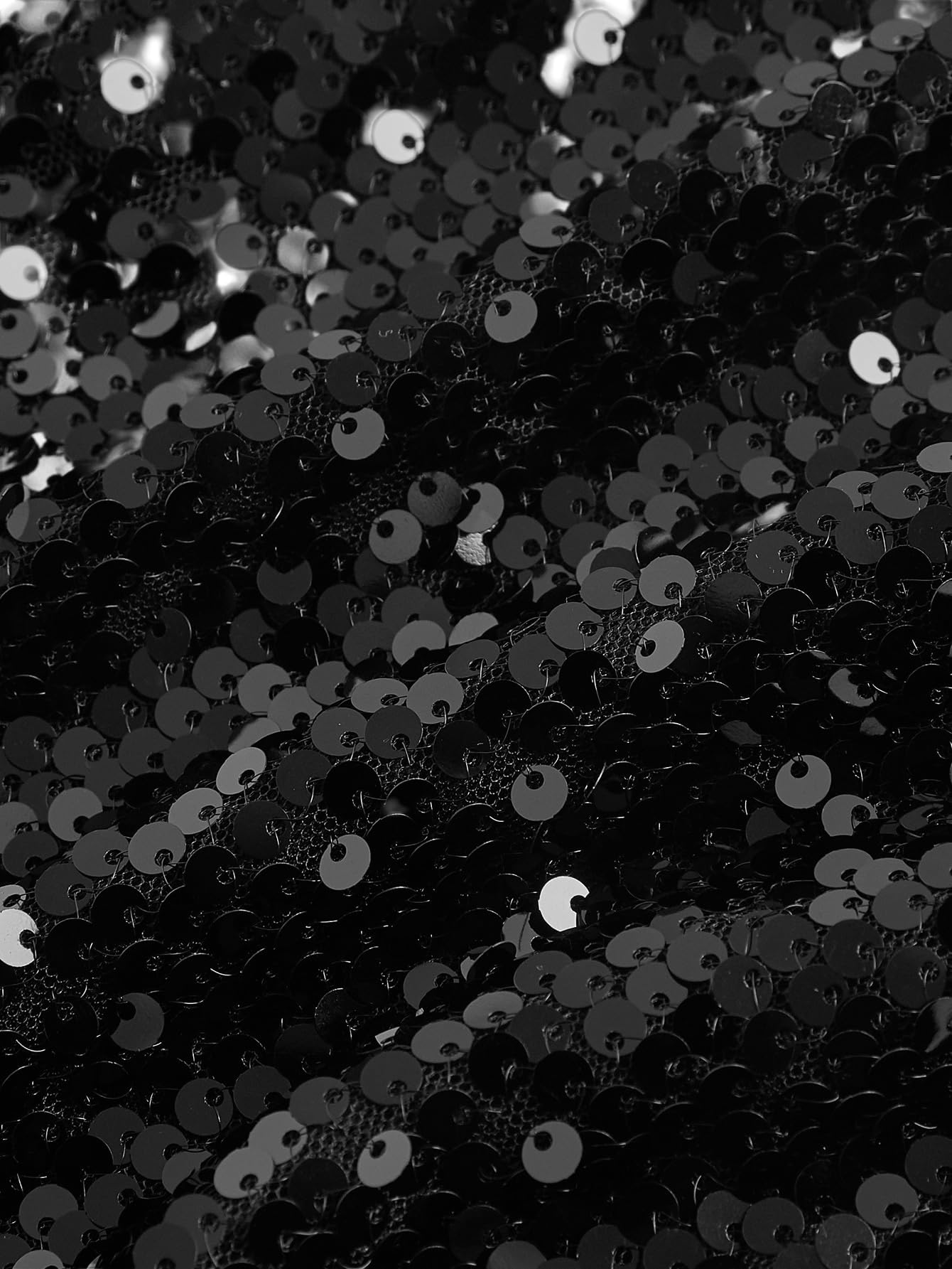 GORGLITTER Gonna con paillettes da donna, corta, glitterata, sexy, minigonna con elastico, per feste