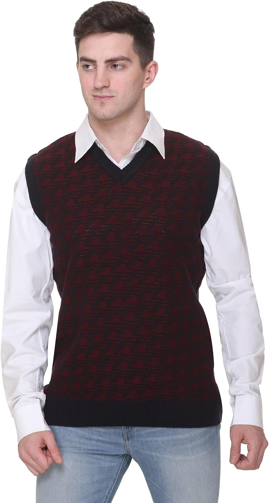 aarbee Sleevless Woollen Sweater for Men