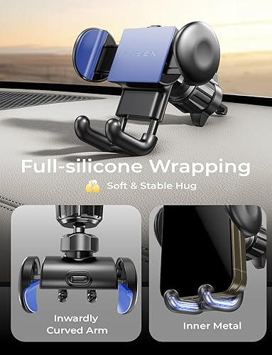 Miniatura 5 de LISEN Primes for Day Delas - Soporte de teléfono para ventilación de automóvil, resistente y mejorado para ventilación, teléfono celular Hodler para