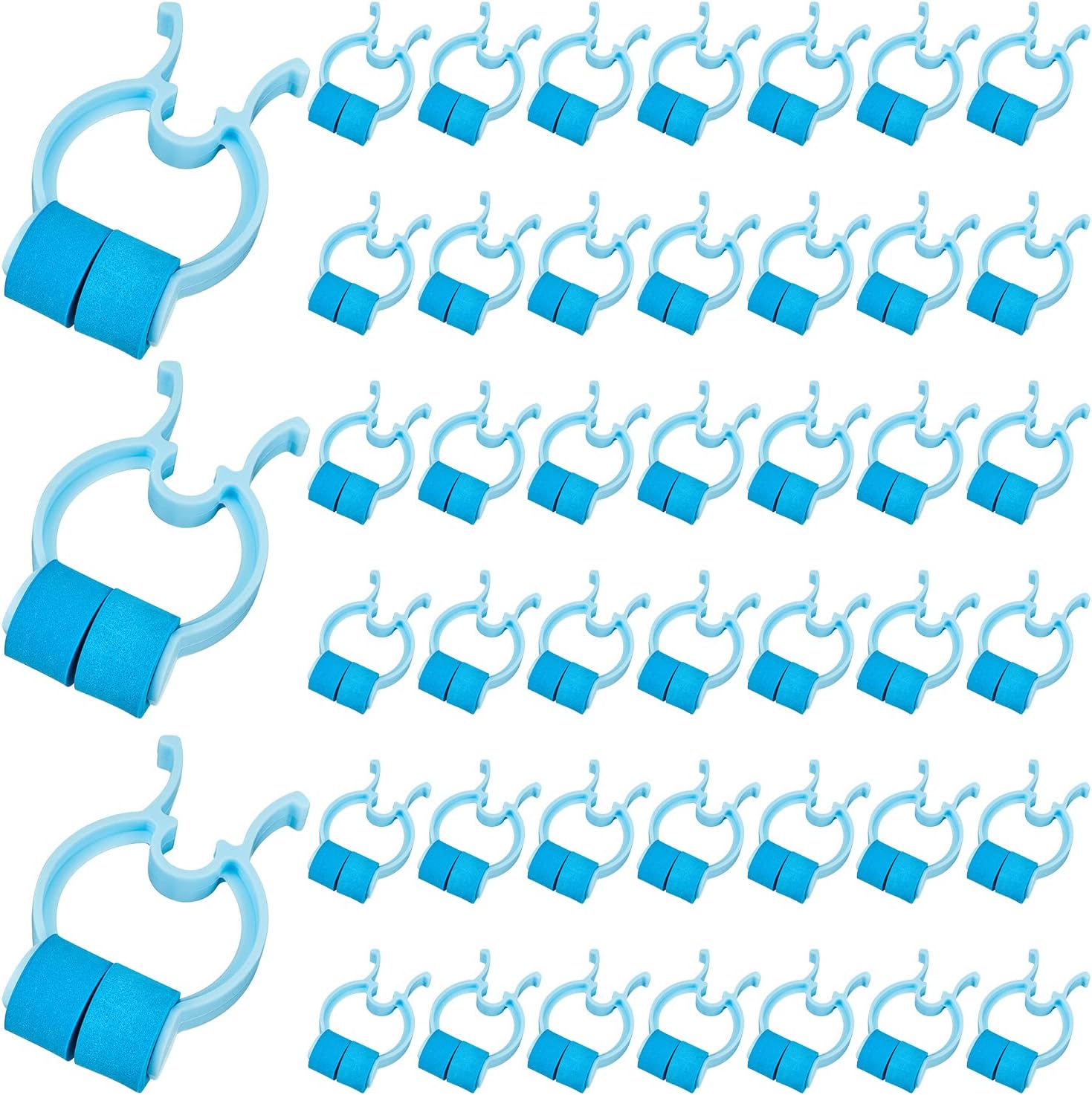 16 Pieces Nose Clips Stop Nosebleeds Epistaxis Clip Nose Nasal Stopper Plastic Foam for Adult Accidental Emergency Condition
