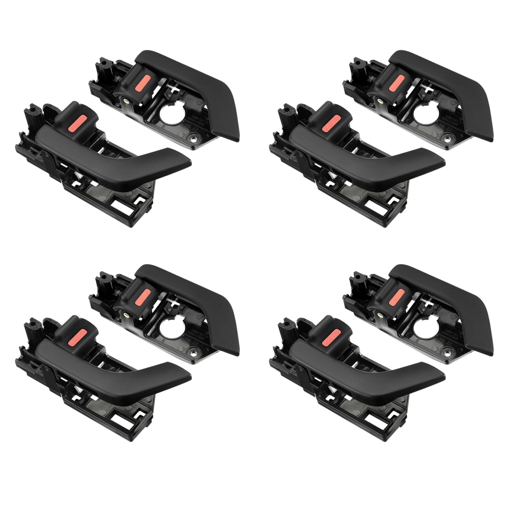 Onchdbfhuu 4 Pair Front Interior Inner Inside Door Handle for Tiburon 2003-2008