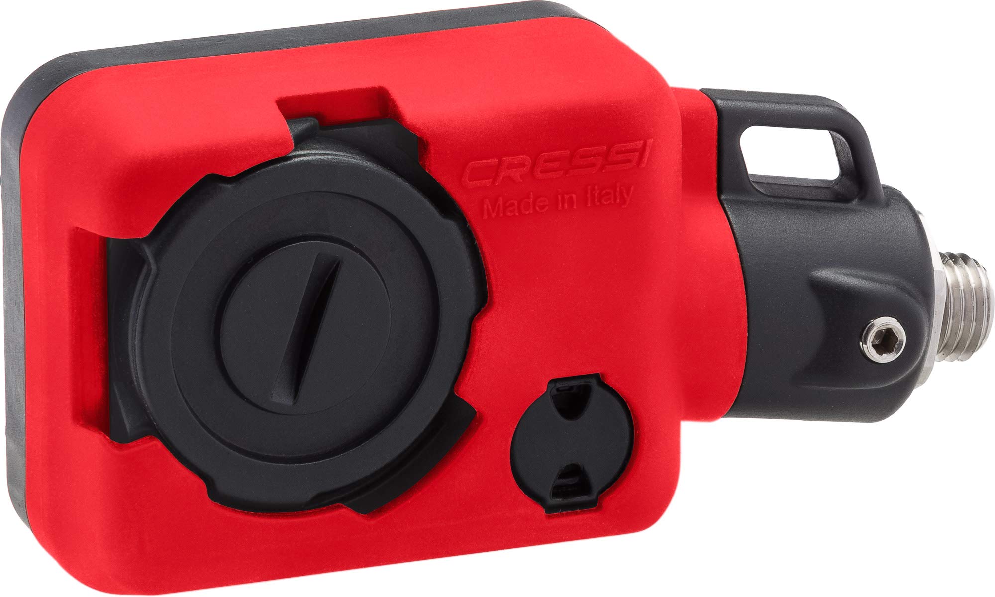 CRESSI - EKC 800058/391: CRESSI - EKC 800058/391 : manómetro, medidor de profundidad, termómetro, reloj de buceo digital DIGI 2 color rojo