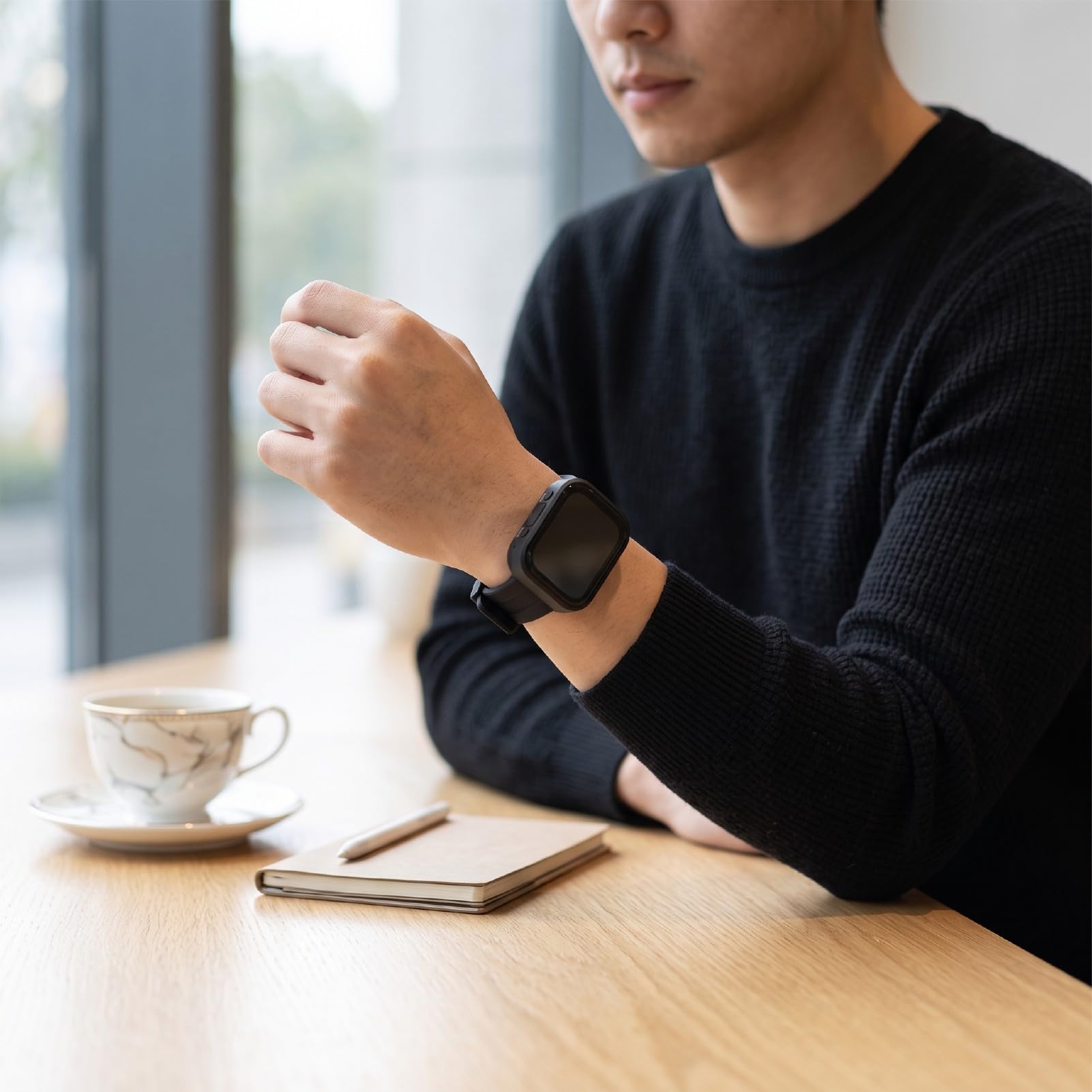 Luocute Orologio con connettività WiFi 2,4 GHz, Dispositivo Indossabile per Monitoraggio Digitale, for Uso Quotidiano e Tecnologia Personale