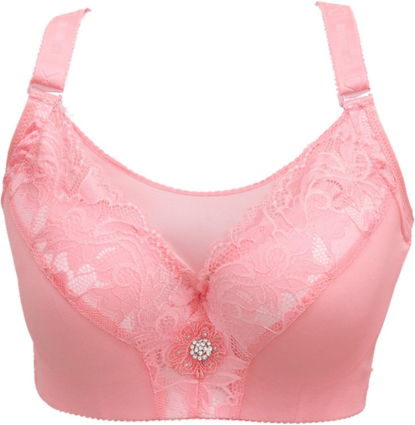Stephomcook Big Cup Large Size Lace Cup Bra Full Cup Bra Push Up Brassiere Bra Plus Size Women Lingerie