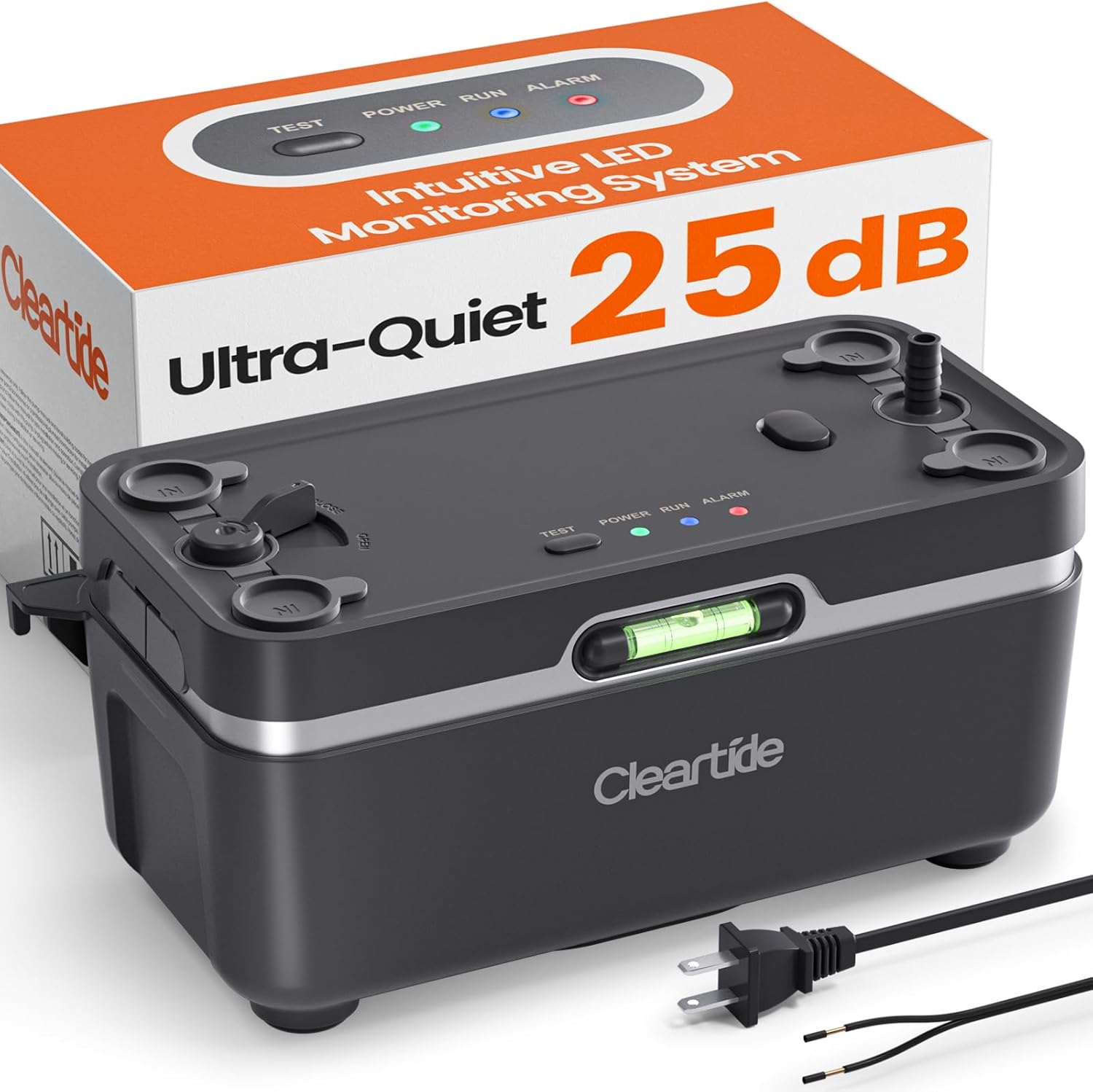 Cleartide Condensate Pump, 25dB, 1/50 HP, 115 GPH