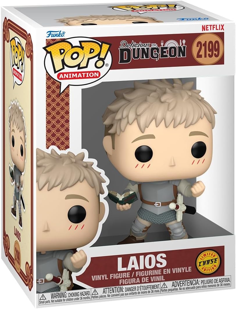 Funko Pop! Animation: Delicious in Dungeon - Laios - 1/6 Odds for Rare Chase Variant - Collectable Vinyl Figure - Gift Idea - Official Merchandise - Toys for Kids & Adults - Anime Fans