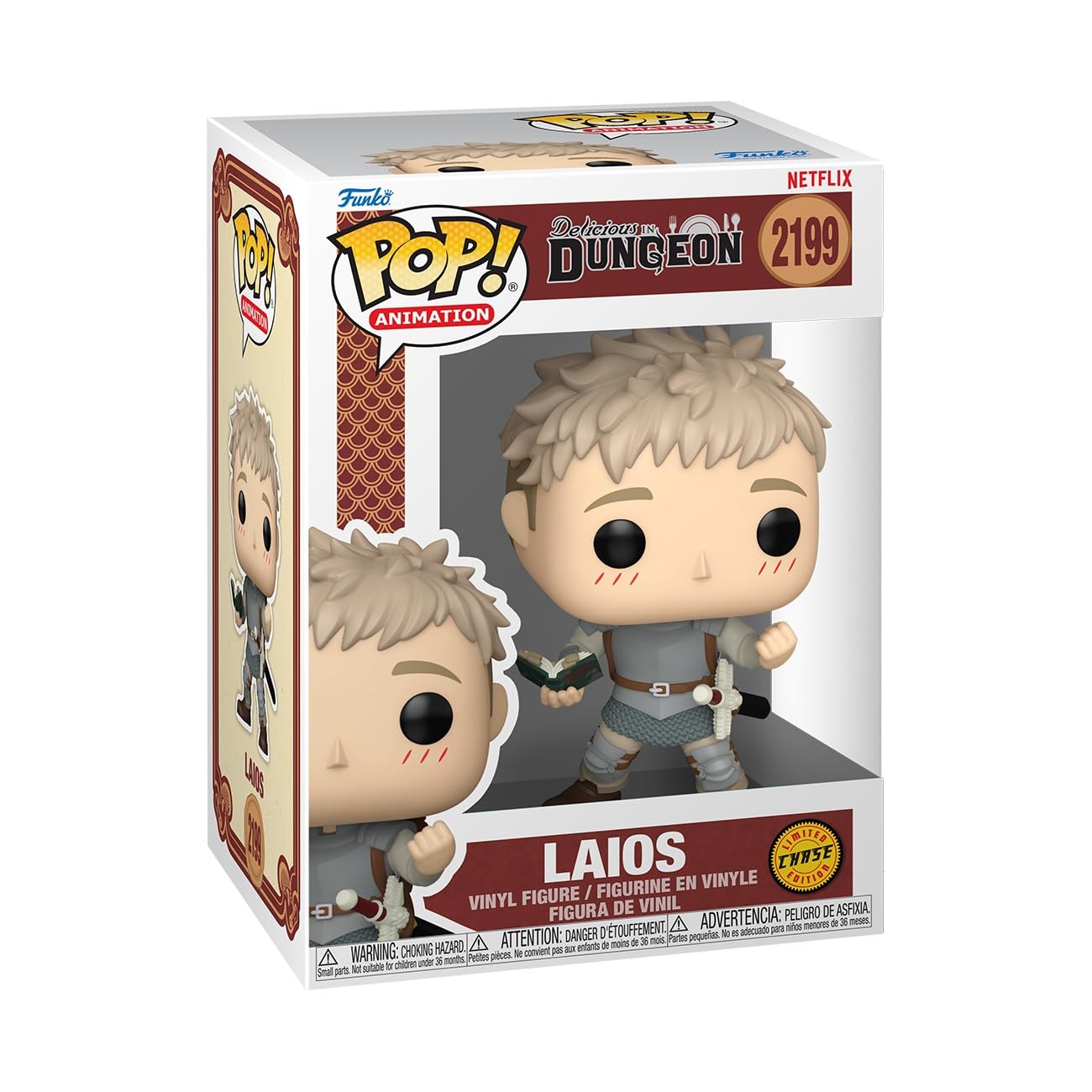 Funko POP! Animation: Delicious in Dungeon, Laios, 1 in 6 chance of receiving the rare Chase variant, Styles may vary - Image 3