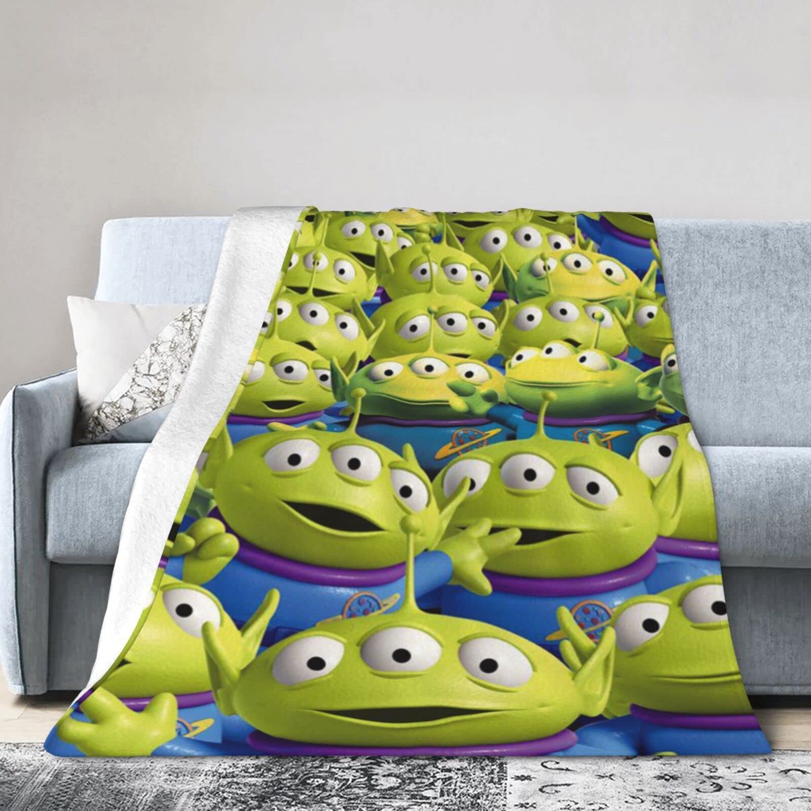 Amazon｜トイストーリー リトルグリーンメン (2) オシャレ 毛布