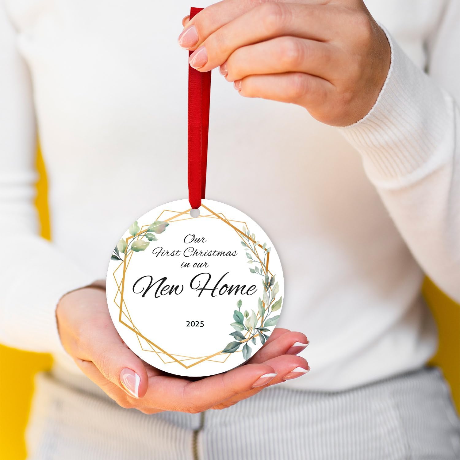 Our First Christmas in Our New Home 2025, Christmas Tree Décor Gift Ornament,