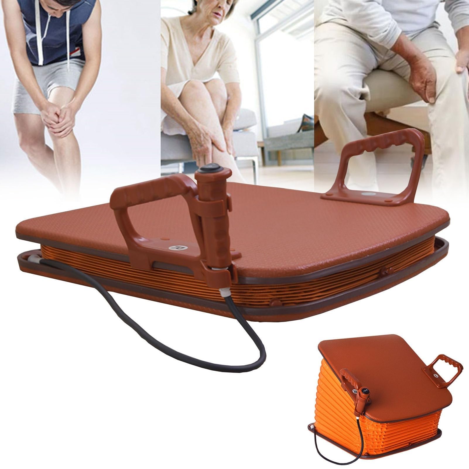 Ayuda para levantarse del sofá. Elevador eléctrico de cojín del Asiento. Silla Auxiliar con Soporte de hasta 330 LB. Ayuda a levantarse y Sentarse Lentamente para Personas Mayores y discapac