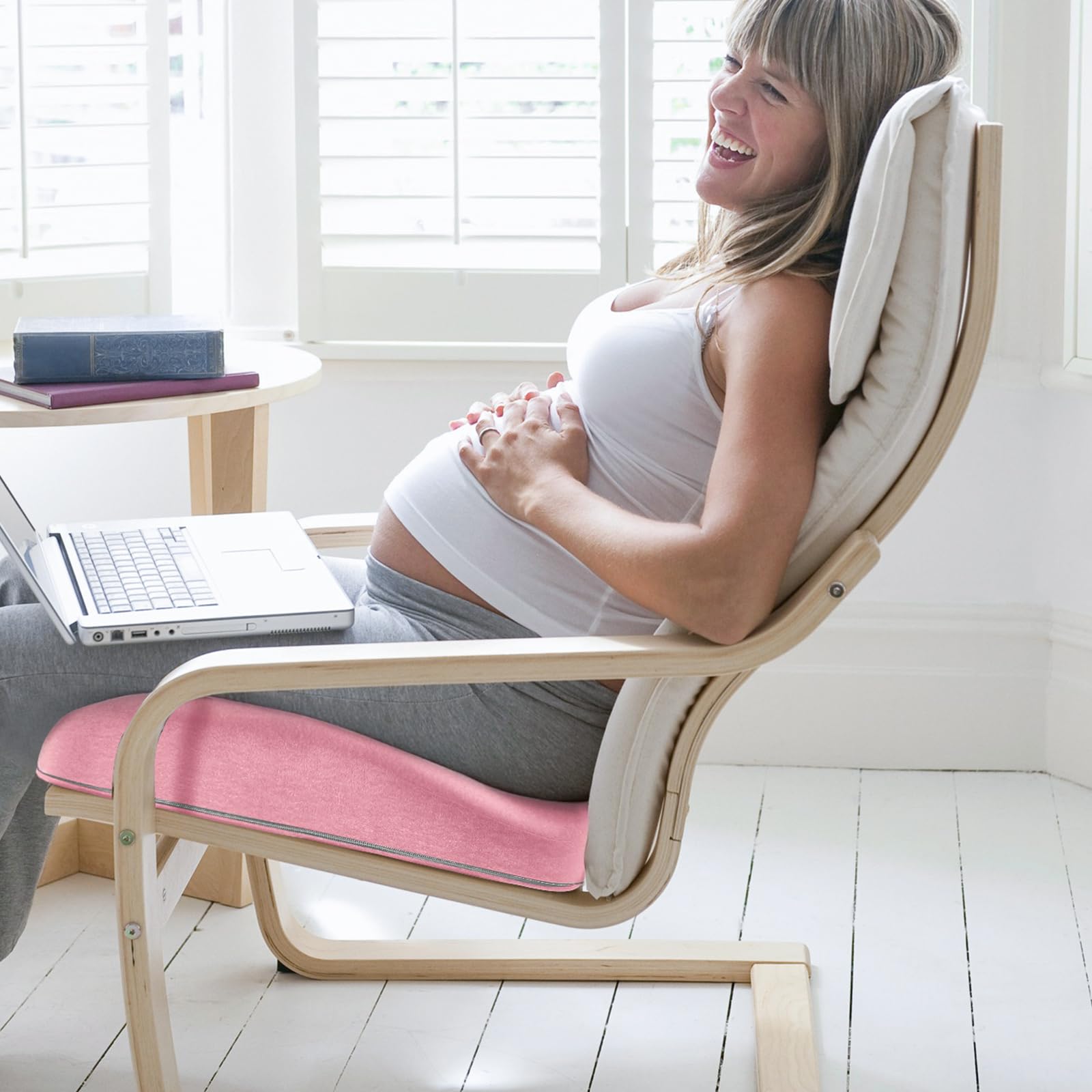 Benazcap Donut Pillow Seat Cushion Donut Chair Cushions for Postpartum Pregnancy Hemorrhoids Memory Foam Seat Chair Cushion for — view 6