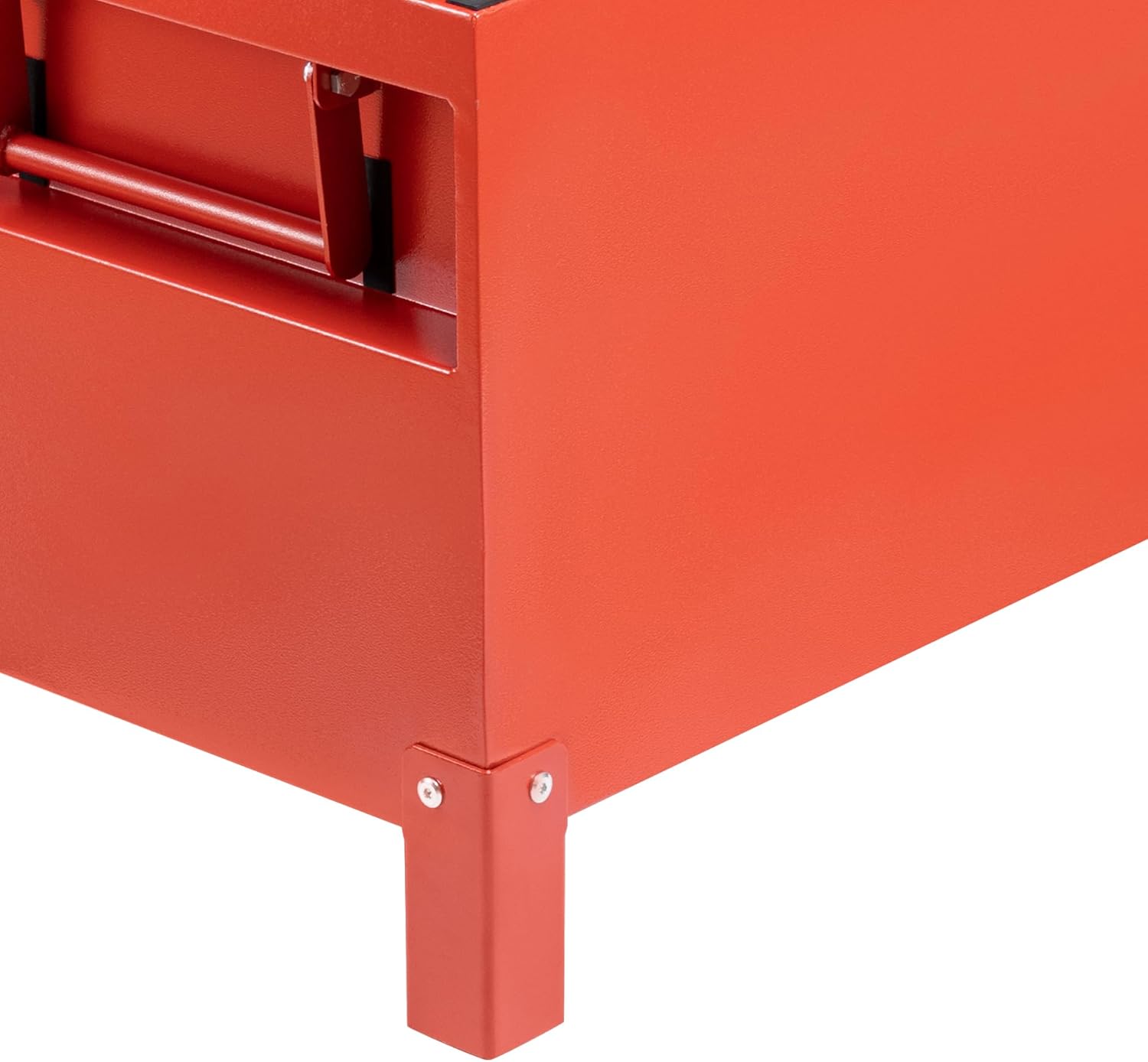 Aluminum Truck Tool Box Jobsite Storage Box Toolbox Chest Cabinet Heavy Duty Truck Bed Toolbox Gangboxes Tools Organizer Pick Up Truck Bed RV Trailer With Side Handles