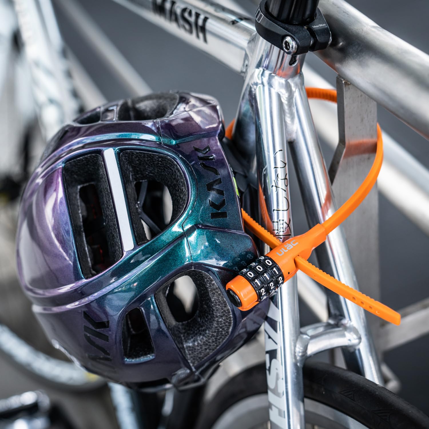 Amazon | ユーラック(Ulac) 自転車 鍵 ネオジップコンボケーブルロック