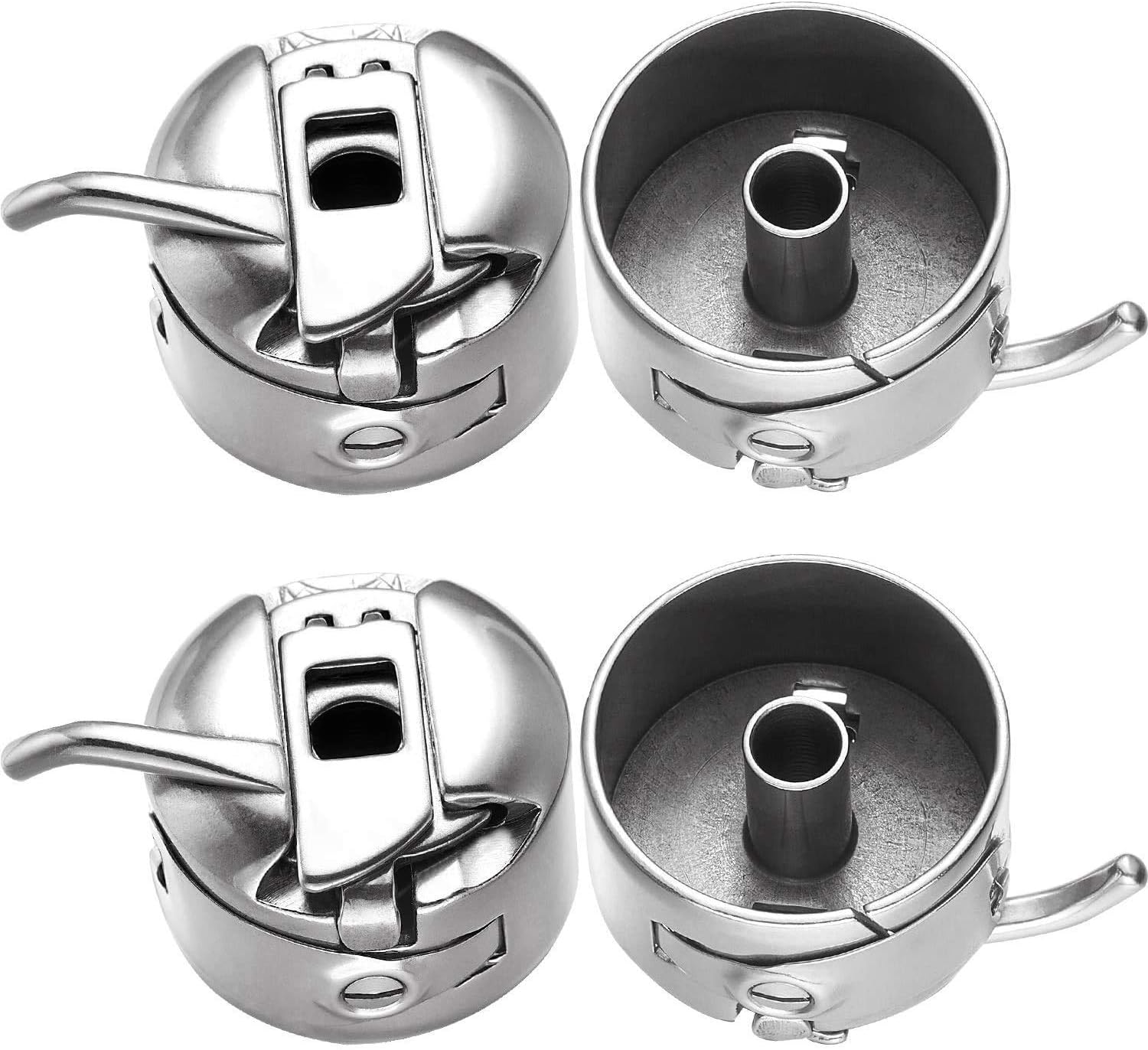 VM Trading & Co Sewing Machine Multifunctional Bobbin Case 4Pcs (Singer/Usha/Brother) Pack of : (1)