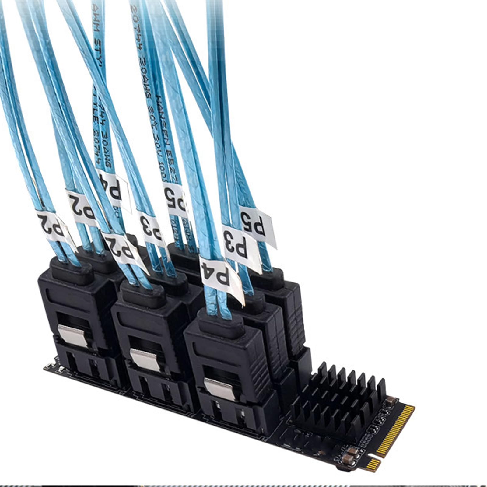 Scheda Espansione PCI Express III a 9 Porte da 6 Gbps Ottimizzata per L'espansione dello Storage PCIe sullo Storage del Server