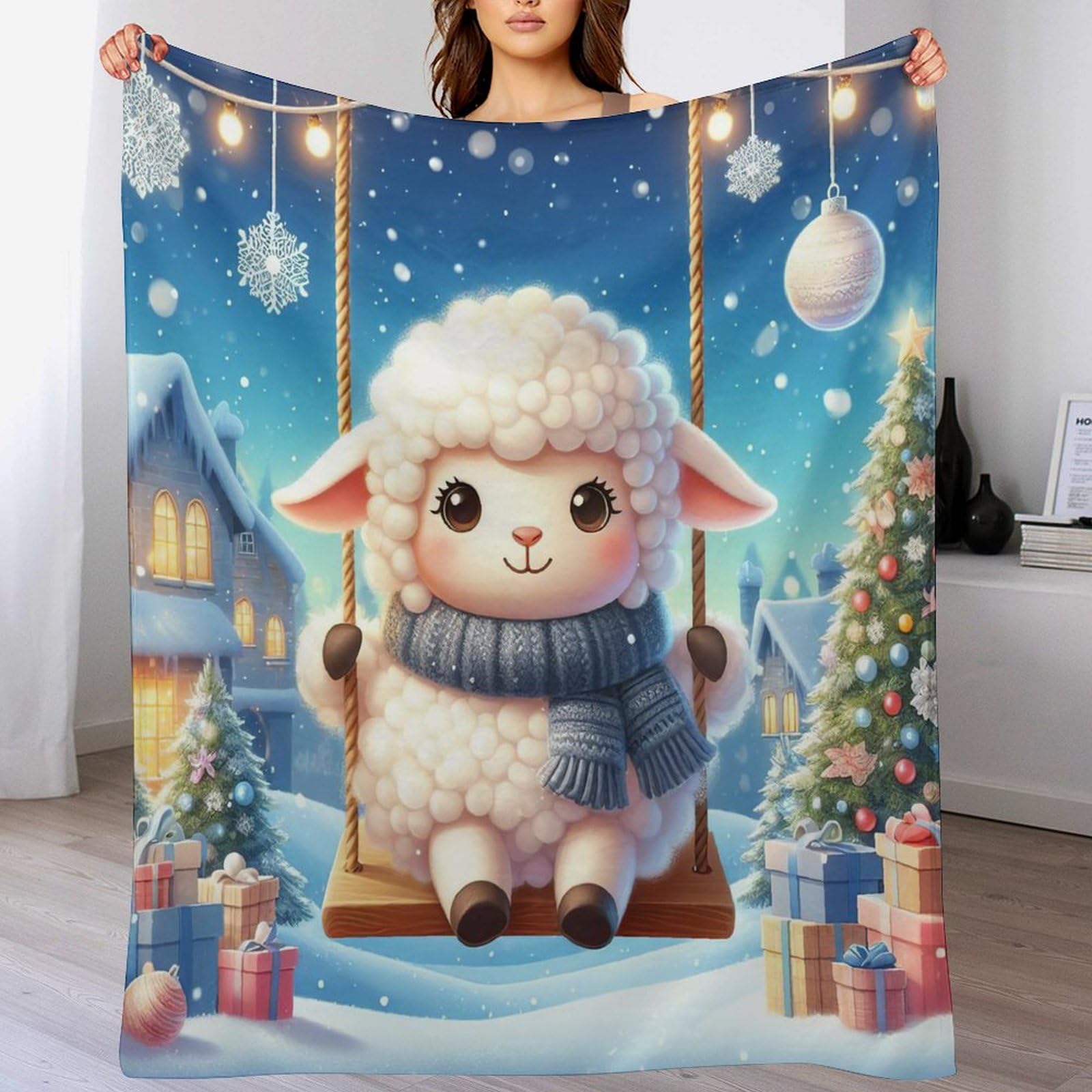 Couverture canapé chaude en flannel polaire 150x200cm pour salon