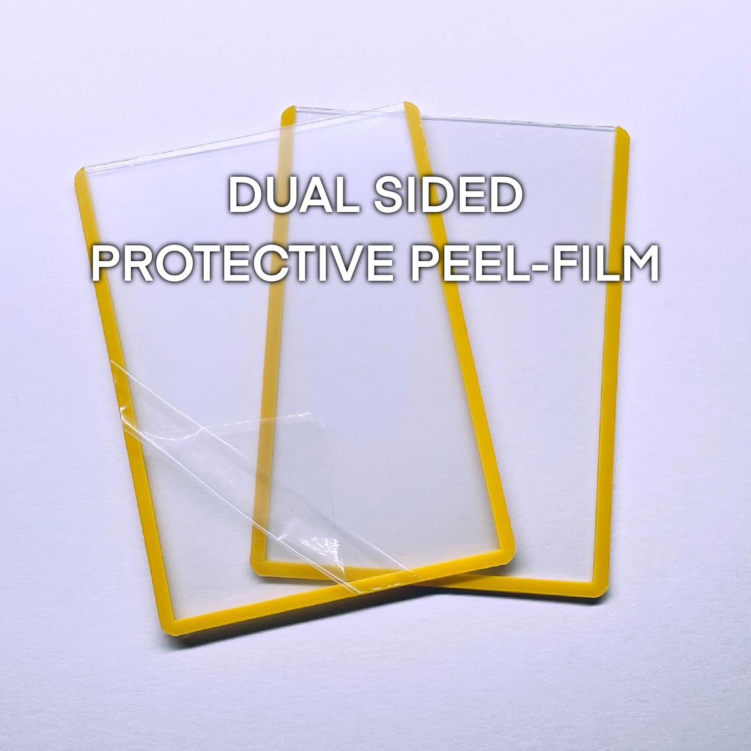 Premium TopLoaders for Anime Trading Cards & Sports Cards Like Baseball, Football, Basketball | Size 3x4 | Holds Cards Up to 20pts - 35pts | Dual-Sided Protective Peel-Film | 25 Pack