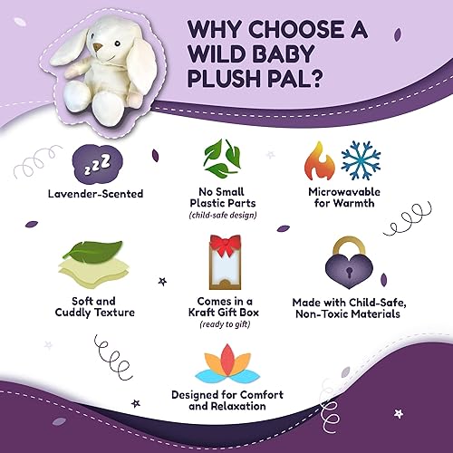 Miniatura 3 de Conejo de Pascua de peluche, conejo de peluche para microondas con aromaterapia para bebés y niños, juguete de peluche de conejo de 10 pulgadas