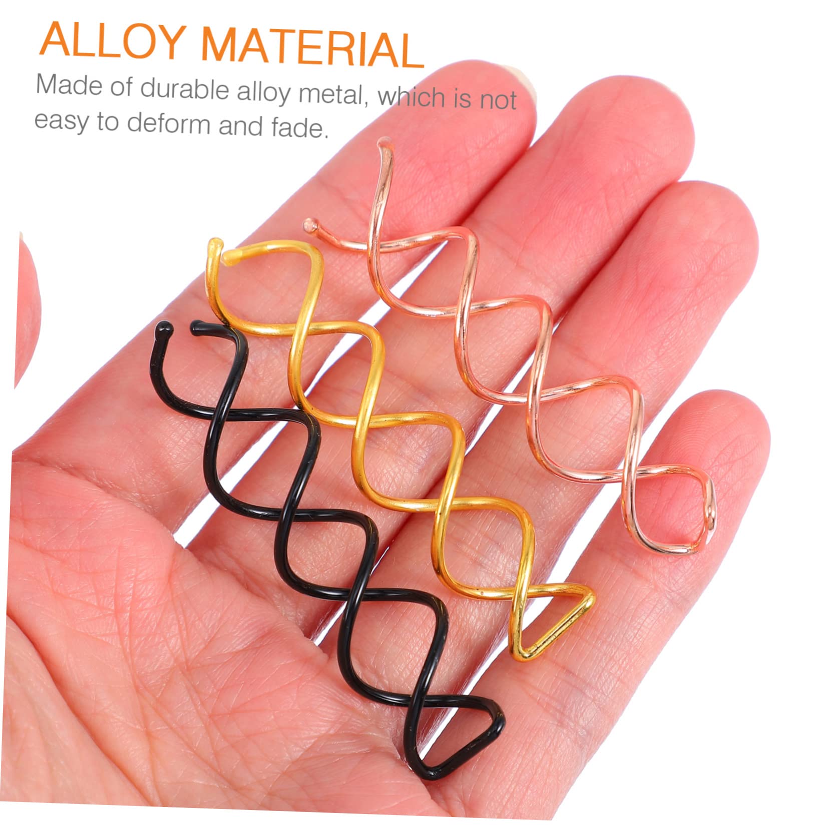 Baluue 90stücke Unsichtbare Spiralhaarnadeln -haarclips Langlebigem Für Hochsteckfrisuren Und Roségold