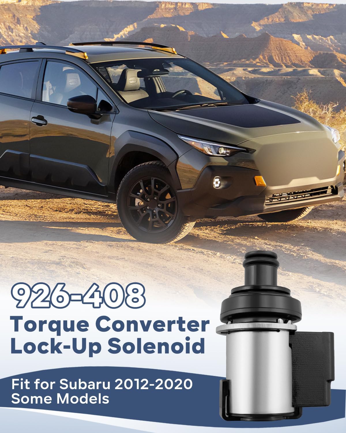 926-408 Torque Converter Lock-Up Solenoid Fit for Subaru Crosstrek Forester Impreza Legacy Outback WRX
