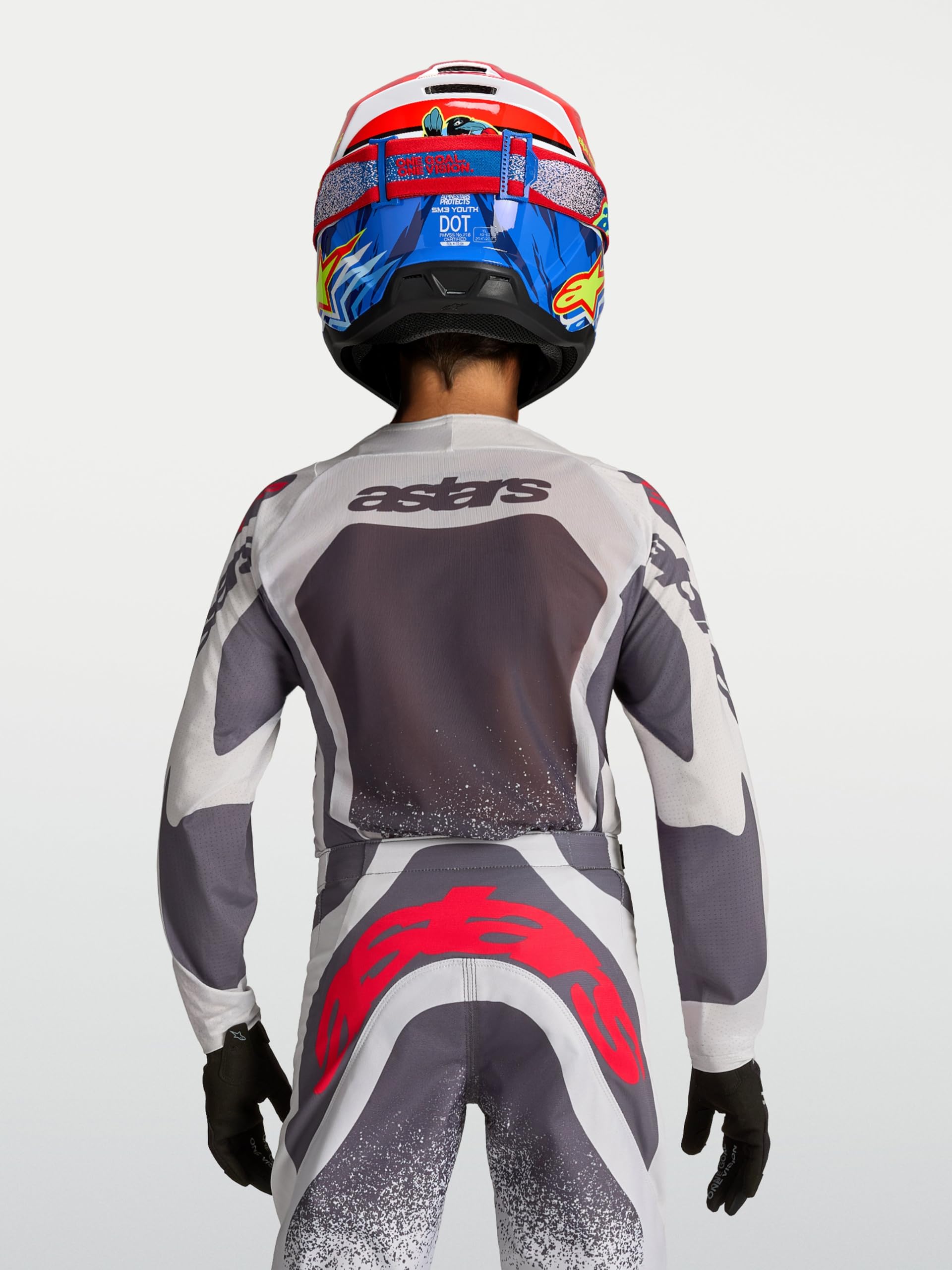 Alpinestars Supertech Swan Młodzieżowa koszulka motocrossowa, M