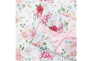 4-Sheet Bridal Shower & Engagement Wrapping Paper Set