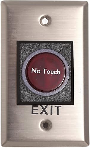 Miniatura 4 de Sistemas de tablero de control de acceso de 2 puertas 600lbs Cerradura electromagnética Infrarrojo Ninguno Botón de salida táctil Lector de teclado