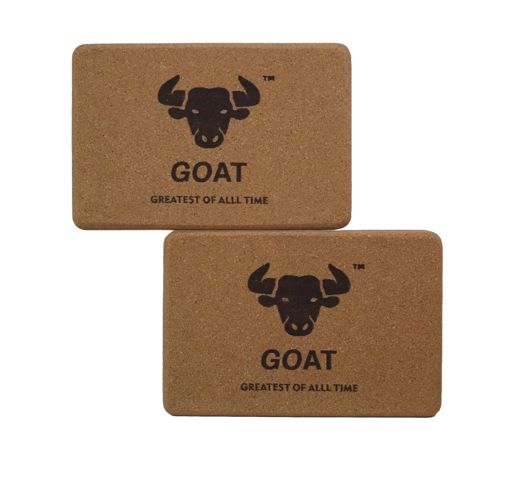 GOAT Cork Yoga Block Set of 2, High Density Premium Cork Material, Odour Resistant, Soft Surface for Support & performance, Non-Slip, Lightweight Exercise Cork Yoga Brick for Women & Men (B0CTQXMZJM) Amazon Price History, Amazon Price Tracker